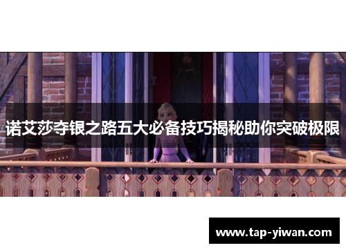 诺艾莎夺银之路五大必备技巧揭秘助你突破极限