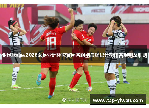 亚足联确认2026女足亚洲杯决赛圈各组别最终积分榜排名规则及细则 亚足联确认2026女足亚洲杯决赛圈各组别最终积分榜排名规则及细则
